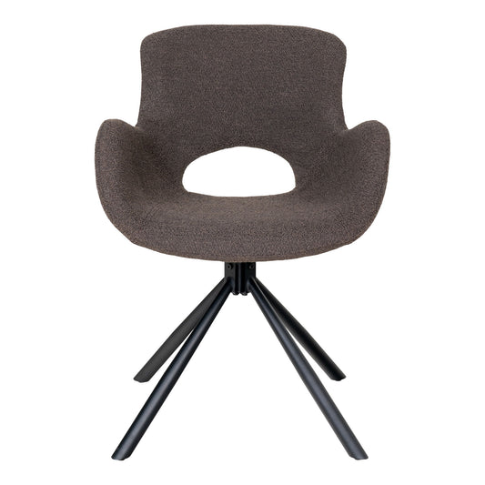 Amorim Dining Chair - Chaise de salle à manger, en champignon bouclé avec pivot - vendu par 2