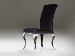 CHAISE BARROQUE ACERO NEGRA CHAISE BARROQUE ACERO NEGRA