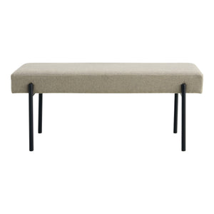 Banc Swindon - Banc, sable avec pieds noirs, 1x36x42,5 cm, HN123 Banc Swindon - Banc, sable avec pieds noirs, 1x36x42,5 cm, HN123