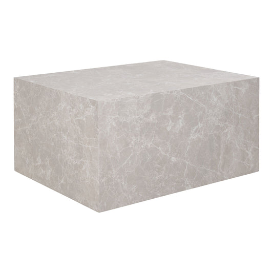 Table basse Prague - Table basse, aspect marbre, beige 6x8x4 cm