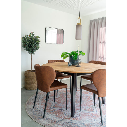 Table à manger Marseille - Table à manger, chêne huilé ø14x75 cm