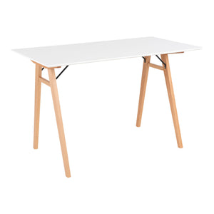 Vojens Desk - Bureau, blanc et naturel 12x6x75 cm Vojens Desk - Bureau, blanc et naturel 12x6x75 cm