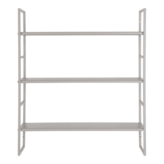 Beja Shelves - Shelves, steel, cool grey, 3 shelves 48x17x55 cm