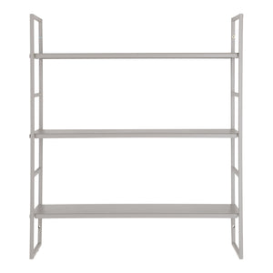 Beja Shelves - Shelves, steel, cool grey, 3 shelves 48x17x55 cm Beja Shelves - Shelves, steel, cool grey, 3 shelves 48x17x55 cm
