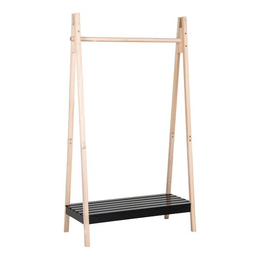Torino Clothes Rack - Portant à vêtements, MDF/paulownia, naturel/noir