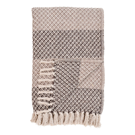 Belek Plaid - Plaid, marron/beige 13x18 cm