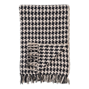 Plaid latéral - Plaid, noir/beige 13x18 cm Plaid latéral - Plaid, noir/beige 13x18 cm