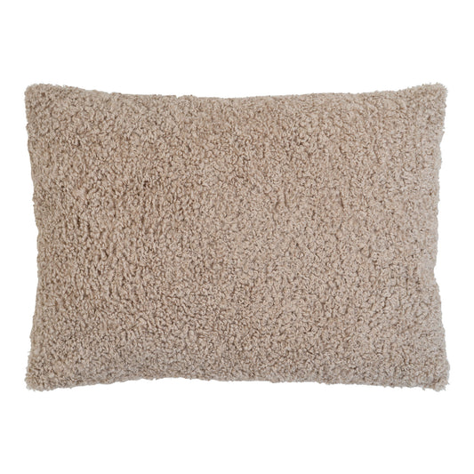 Coussin Tavira - Coussin, bouclé gris-marron 45x6 cm