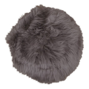 Assise en peau d'agneau - Assise en peau d'agneau, champignon, Ø35 cm Assise en peau d'agneau - Assise en peau d'agneau, champignon, Ø35 cm