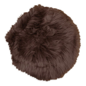 Assise en peau d'agneau - Assise en peau d'agneau, marron, Ø35 cm Assise en peau d'agneau - Assise en peau d'agneau, marron, Ø35 cm