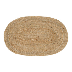 Paillasson Bombay - Paillasson en jute tressé, naturel, ovale 5x8 cm Paillasson Bombay - Paillasson en jute tressé, naturel, ovale 5x8 cm