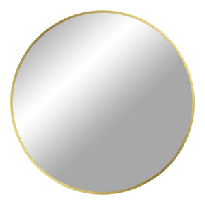 Miroir Madrid - Miroir, aluminium, aspect laiton, Ø8 cm Miroir Madrid - Miroir, aluminium, aspect laiton, Ø8 cm
