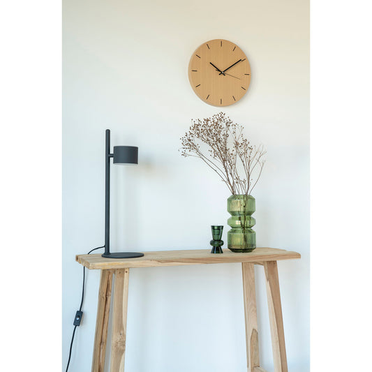 Asti Wall Clock - Horloge murale, métal, structure en bois, mouvement silencieux ø3 cm