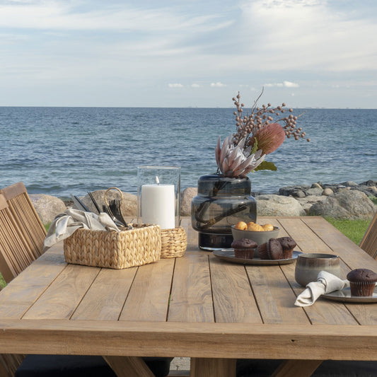 Boîte de Rangement Pleiku - Boîte de Rangement, Jacinthe d'Eau, Naturel, 2x11x2 cm