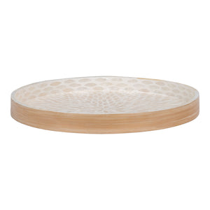 Plateau - <p>Plateau, bambou/capiz, beige, 4x4x3,5 cm</p> Plateau - <p>Plateau, bambou/capiz, beige, 4x4x3,5 cm</p>
