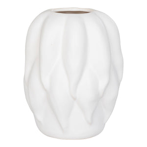 Vase - Vase, céramique, beige, 19,5x19,5x26 cm Vase - Vase, céramique, beige, 19,5x19,5x26 cm