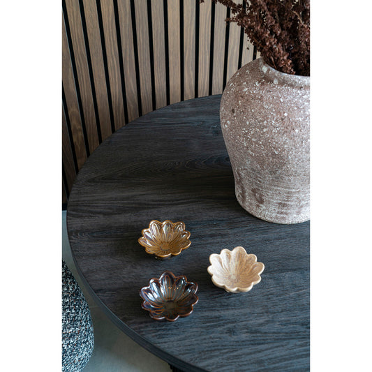 Bol - Bol, céramique/beige/marron/marron foncé, ø8,5x3,5 cm, lot de 3