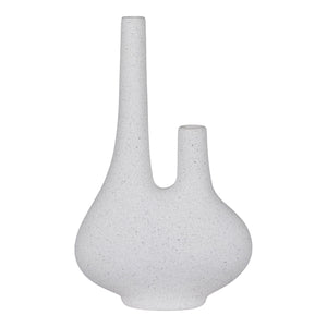 Vase - Vase, céramique, blanc, 23x11,5x37 cm Vase - Vase, céramique, blanc, 23x11,5x37 cm