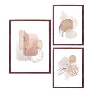 Aspen Frame set - Ensemble de cadres, marron foncé, lot de 3 Aspen Frame set - Ensemble de cadres, marron foncé, lot de 3