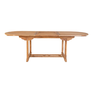 Salamanca Extendable Dining Table - Extendable dining table in teak wood, nature, 90x180/240x75 cm Salamanca Extendable Dining Table - Extendable dining table in teak wood, nature, 90x180/240x75 cm