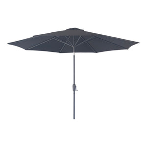 Houston Parasol - <p>Parasol avec manivelle et inclinaison, mât métallique, noir, ø3 cm</p> Houston Parasol - <p>Parasol avec manivelle et inclinaison, mât métallique, noir, ø3 cm</p>