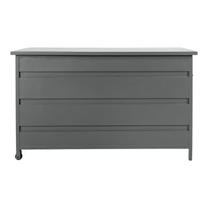 Cassis Cushion Box - Cushion Box, aluminium, gris, grand, 16x82x85 cm, 65 L Cassis Cushion Box - Cushion Box, aluminium, gris, grand, 16x82x85 cm, 65 L
