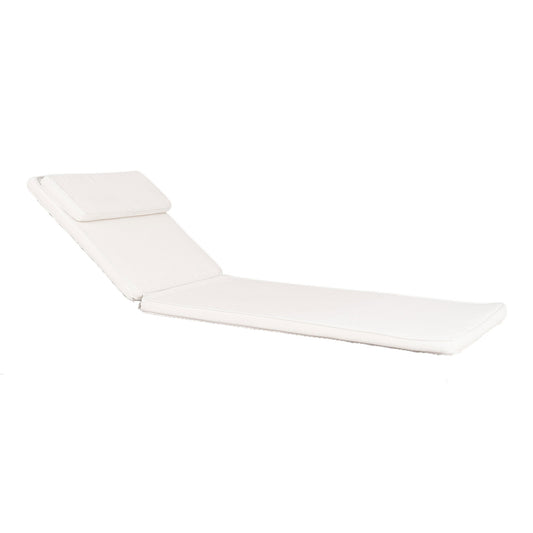 Coussin pour transat Andorra - Coussin pour transat en coton, blanc