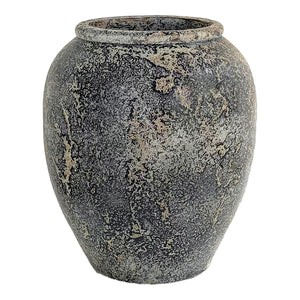 Pot de décoration Capelo - Pot en terre cuite, gris, Ø44x49 cm Pot de décoration Capelo - Pot en terre cuite, gris, Ø44x49 cm