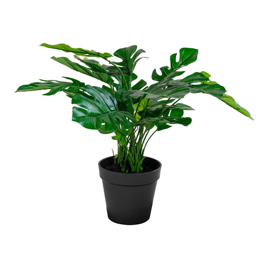 Monstera - Plante artificielle, verte H:45 cm
