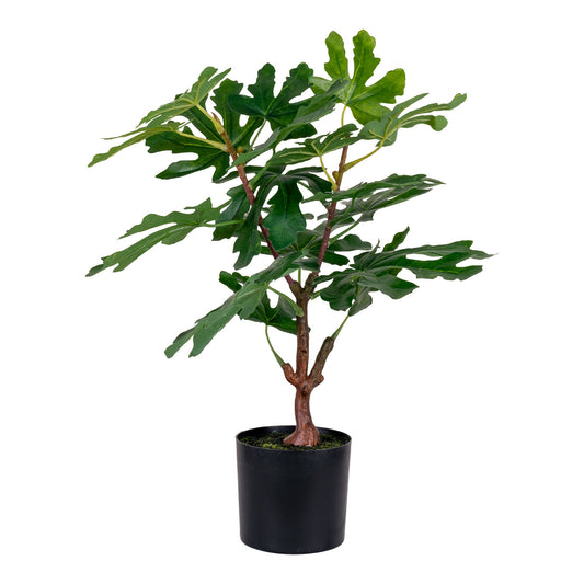 Figuier - Plante artificielle, vert H:6 cm