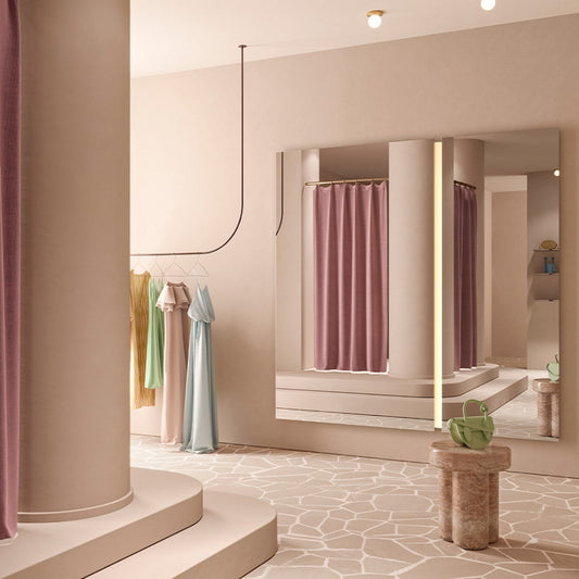 Miroir Luna Light Rectangle taille M 150 x 150 cm