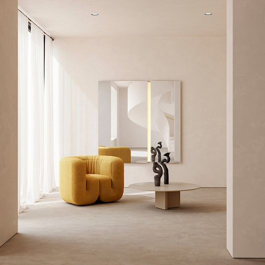 Miroir Luna Light Rectangle taille M 150 x 150 cm