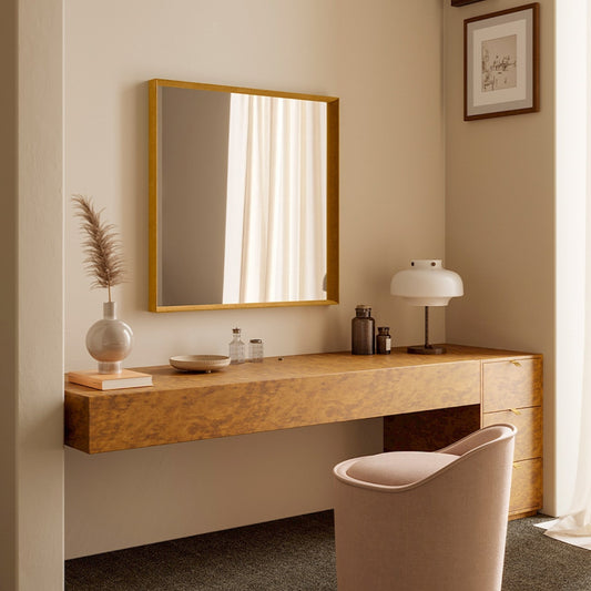 Miroir Velvet Ochre Rectangle 90 x 150 cm