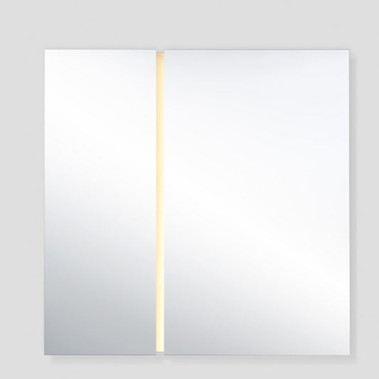 Miroir Luna Light Rectangle taille L 200 x 200 cm