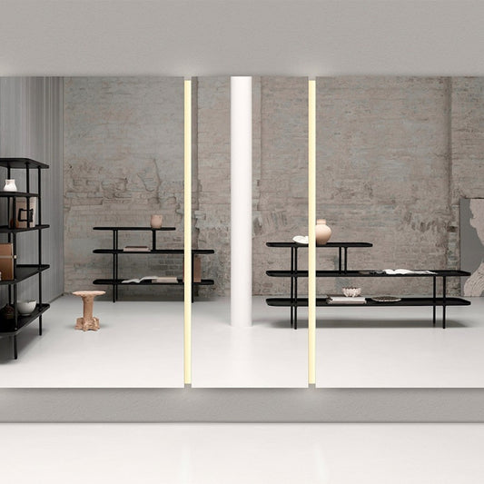 Miroir Luna Light Rectangle taille L 200 x 200 cm