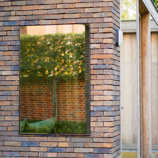 Miroir Lucka Outdoor Black Rectangle 80 x 120 cm