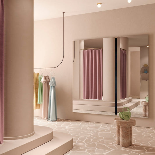 Miroir Luna Black Rectangle taille L 200 x200 cm