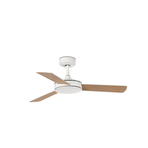 VENTILATEUR DE PLAFOND MINI MALLORCA BLANC ET BOIS D'ÉRABLE - S Ø106 cm VENTILATEUR DE PLAFOND MINI MALLORCA BLANC ET BOIS D'ÉRABLE - S Ø106 cm