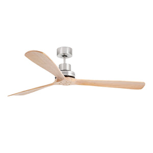 VENTILATEUR DE PLAFOND LANTAU INOX ET BOIS DE PIN - XL Ø168 cm VENTILATEUR DE PLAFOND LANTAU INOX ET BOIS DE PIN - XL Ø168 cm