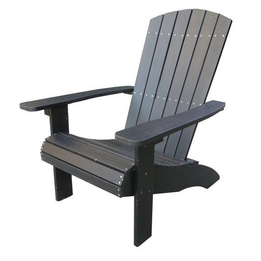 The Outsider Chaise longue Milan Adirondack Polywood Noir