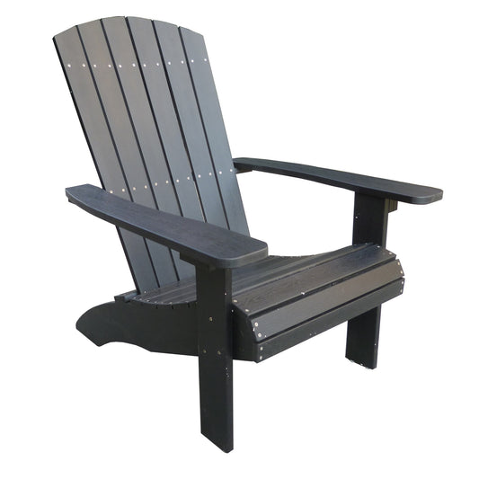 The Outsider Chaise longue Milan Adirondack Polywood Noir