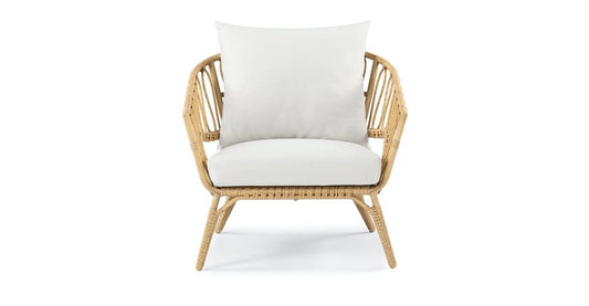 The Outsider Chaise longue Poppy Bois d'acacia Osier