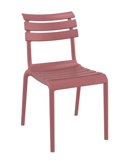 Siesta Helen Chaise de jardin empilable Marsala (par 2 pièces)