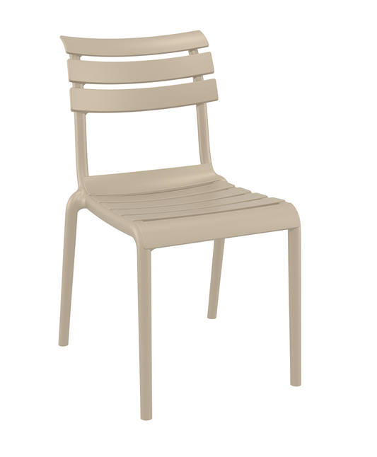 Siesta Helen Chaise de jardin empilable Taupe (par 2 pièces)