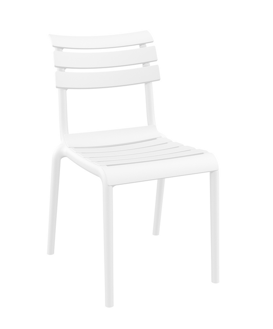 Siesta Helen Chaise de jardin empilable blanc (par 2 unités)