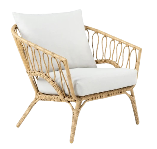 The Outsider Chaise longue Poppy Bois d'acacia Osier