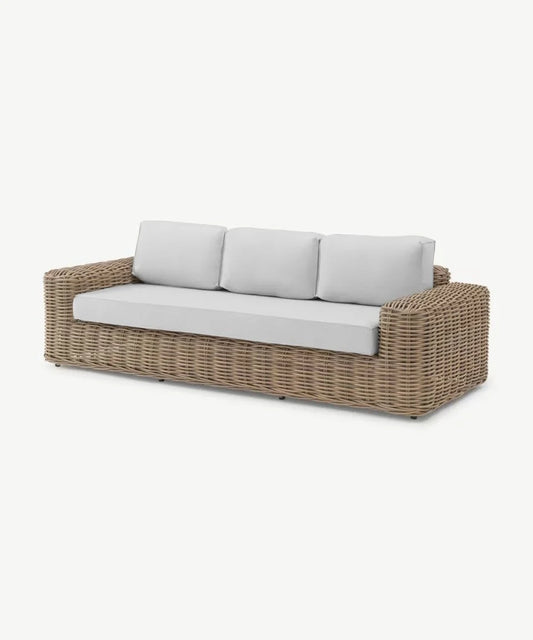 The Outsider Charlotte Lounge Sofa 3-Seater Wicker