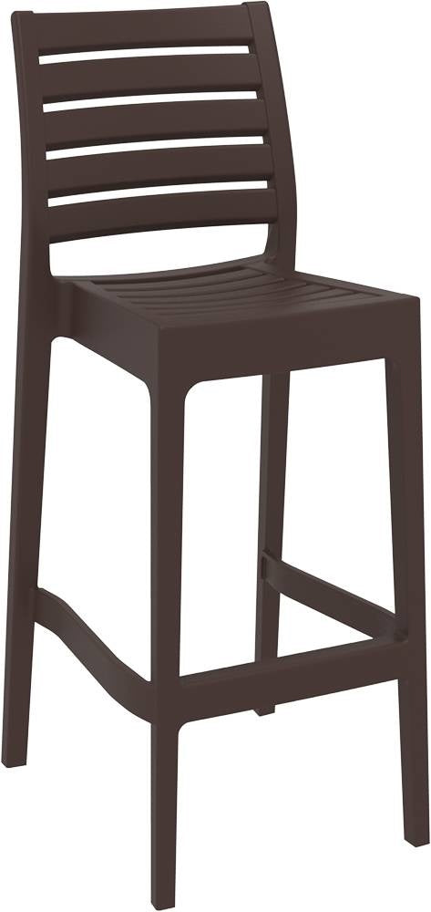 Siesta Ares Tabouret de bar empilable 75 cm Marron (par 2 unités)