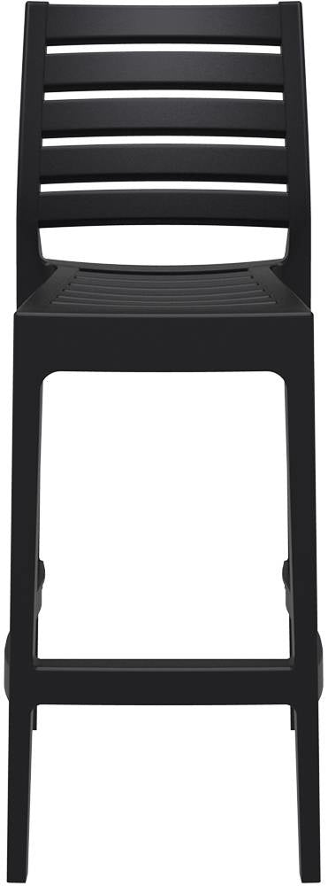 Siesta Ares Tabouret de bar empilable 75 cm noir (par 2 unités)