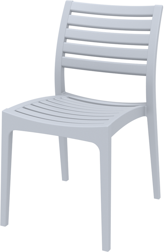 Siesta Ares Chaise de jardin empilable Gris clair (par 2 unités)